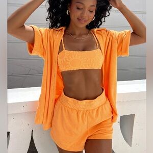 Show me you mumu terry cloth shorts SOLD OUT